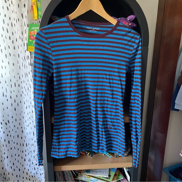 Tory Burch Tops - Tory Burch sport striped long sleeve top